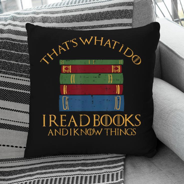 Thats What I Do Read Reading Book Librarian Across America Pillowcase