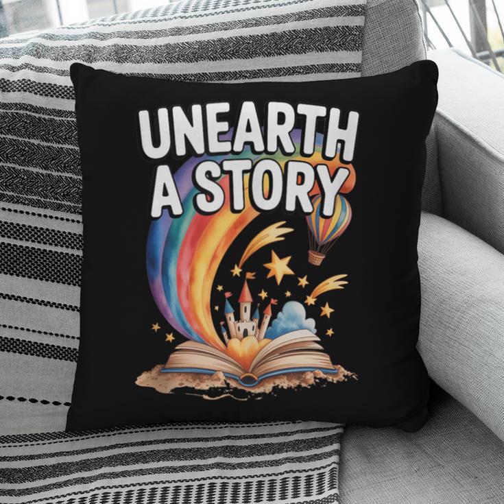 Unearth A Story Rainbow Treasure Book Pillowcase