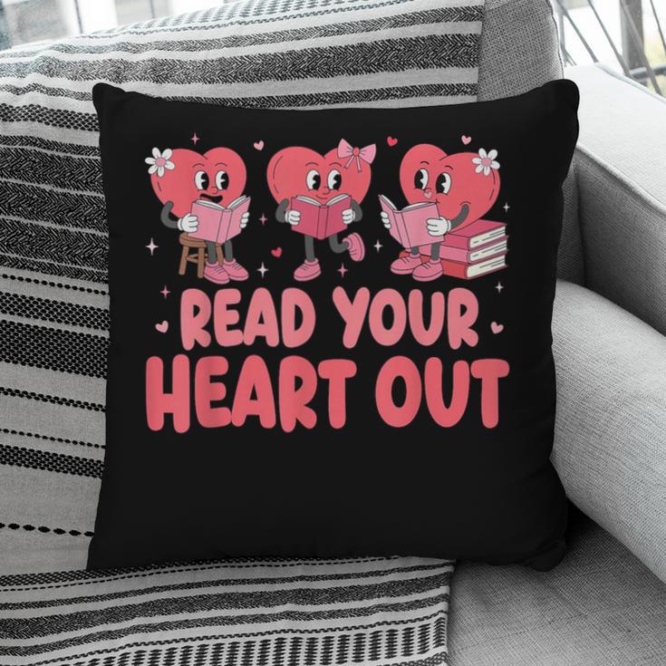Valentine Day Book Read Your Heart Out Lovers Teacher Kids Pillowcase