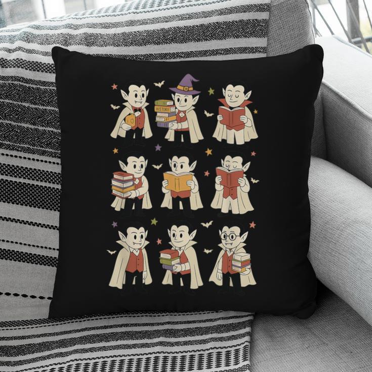 Vampire Reading Books Halloween Cute Teens Kids Pillowcase