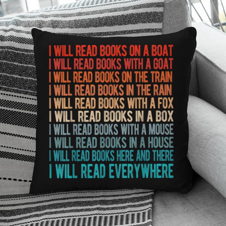 I Will Read Books On A Boat Kids Reading Pillowcase