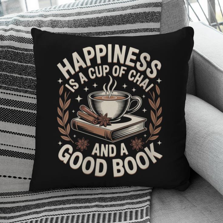 Women's Chai Tea And Books Chai Latte Lover Pillowcase