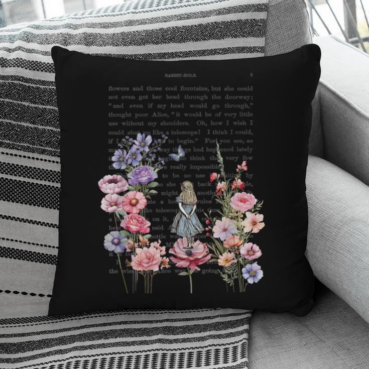 Wonderland Garden & Vintage Textbook Pillowcase