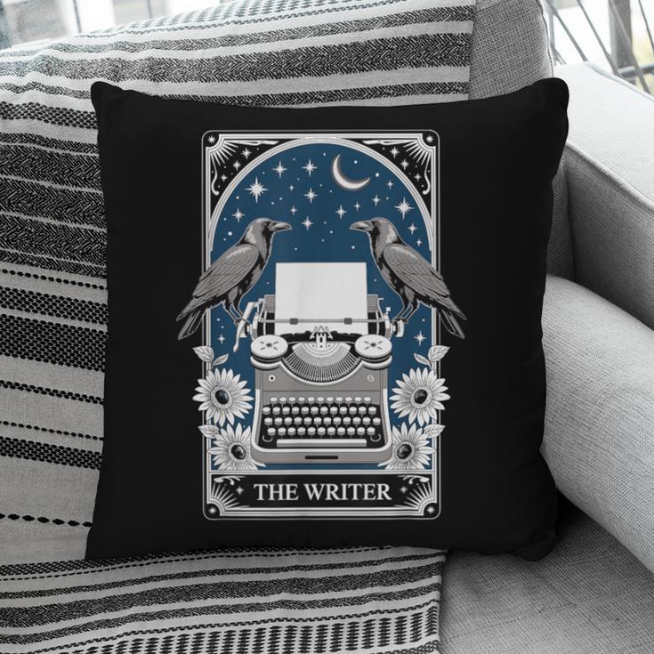 The Writer Typewriter Crow Writing Journalist Book Writer Pillowcase