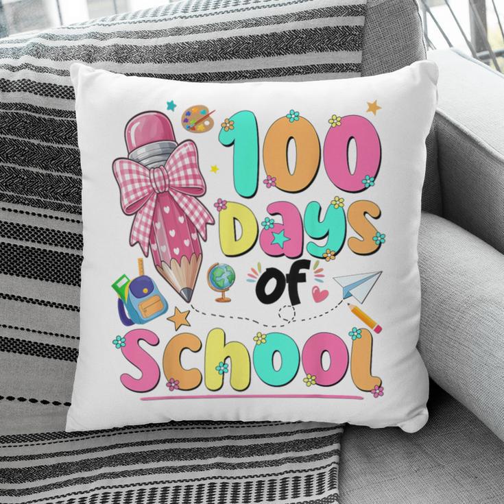 100th Day Of School Teacher Books 100 Days Of School Women Pillowcase
