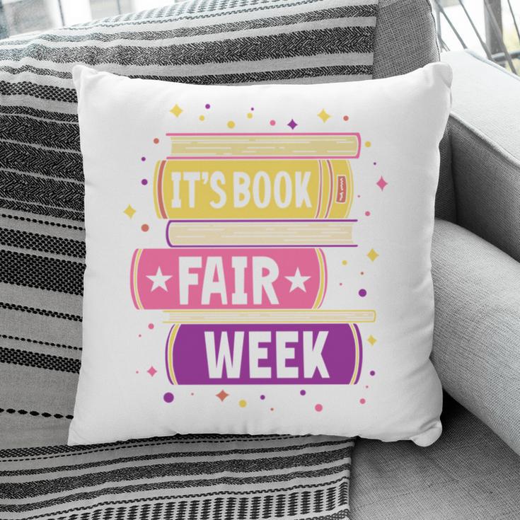 Book Fair Bookworm Library Its Book Fair Week Pillowcase