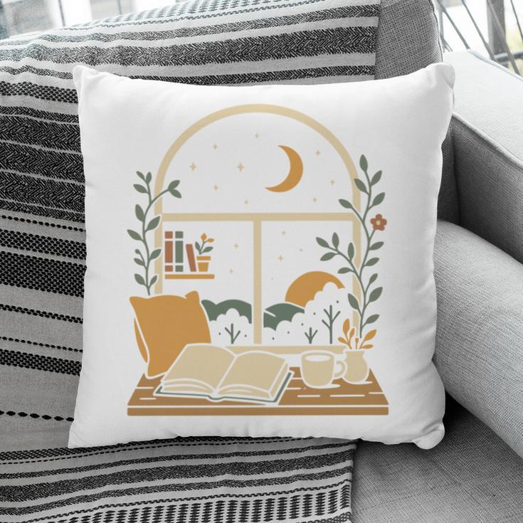 Book Lover Moonlight Reading Scene Night Pillowcase