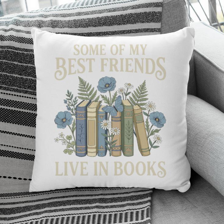 Book Lover Vintage Botanical Friends Premium Tri-Blend Pillowcase