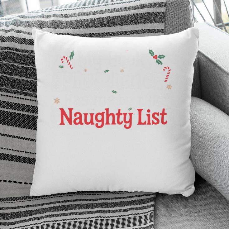 My Book Preference Naughty List Readers Christmas Joke Pillowcase