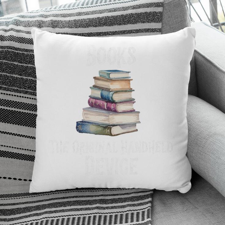 Books The Original Handheld Device Book Librarian Premium Pillowcase