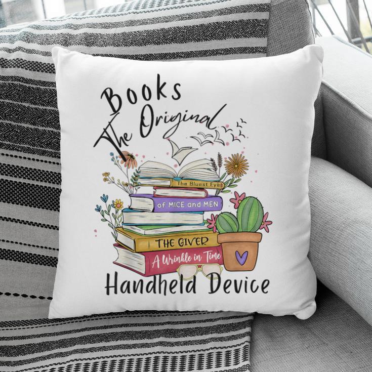 Books Original Handheld Device Reader Literacy Book Lover Pillowcase