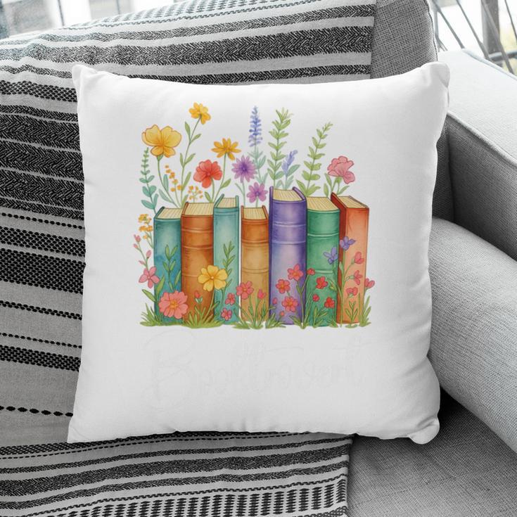 Booktrovert Book Reader Book Nerd Book Reading Lover Premium Tri-Blend Pillowcase