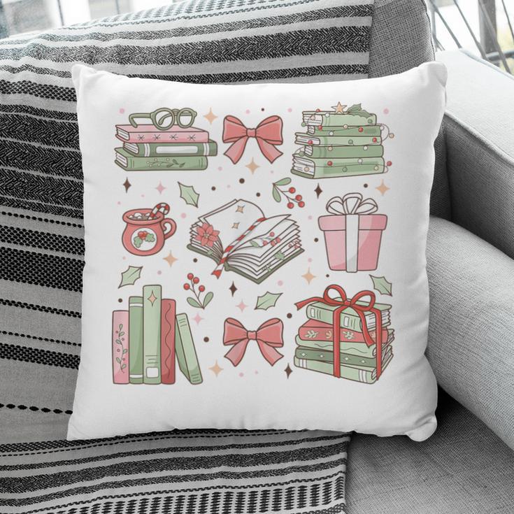 Christmas Book Lover Reading Reader Men Women Kids Xmas Pillowcase