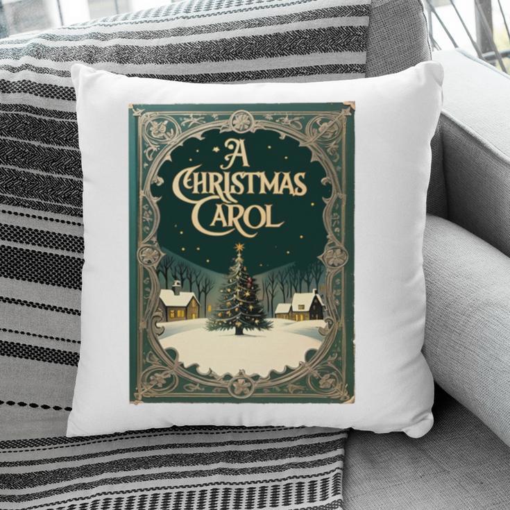 A Christmas Carol Book Cover By Charles Dickens Pillowcase