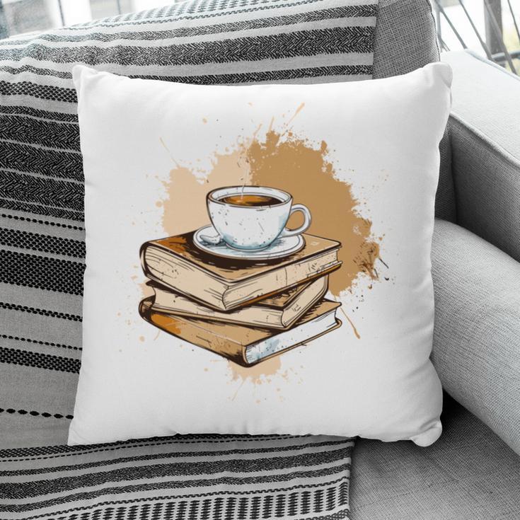 Coffee And Books Adult Books Lover Reading Pillowcase