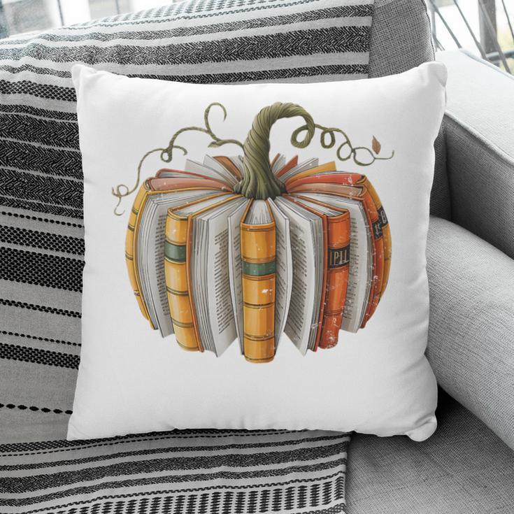 Fall Book Pumpkin Fall Librarians Bookworm Teachers Students Pillowcase