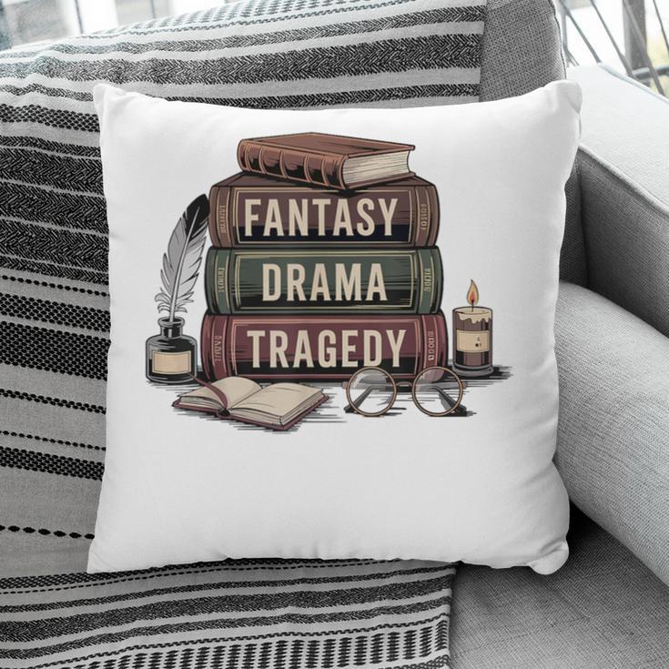 Fantasy Drama Tragedy Gothic Book Lover Bookworm Pillowcase