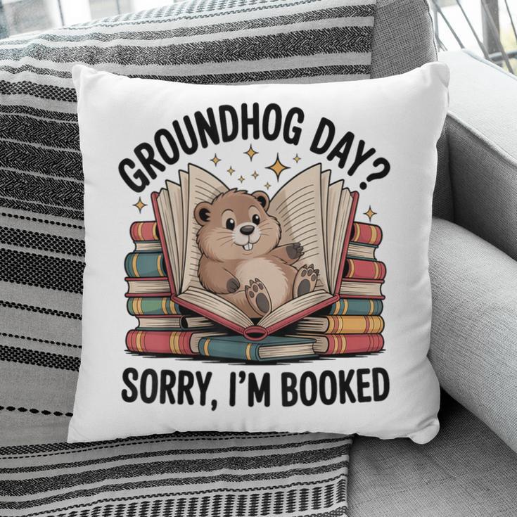 Groundhog Day Librarian Book Lover Reader Library Pillowcase
