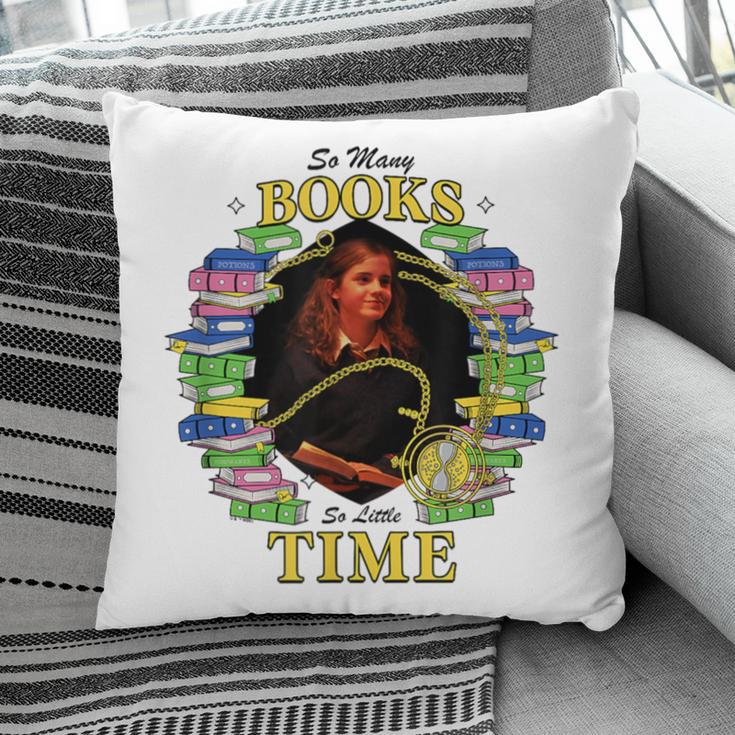 Harry Potter Hermione So Many Books So Little Time Portrait Pillowcase
