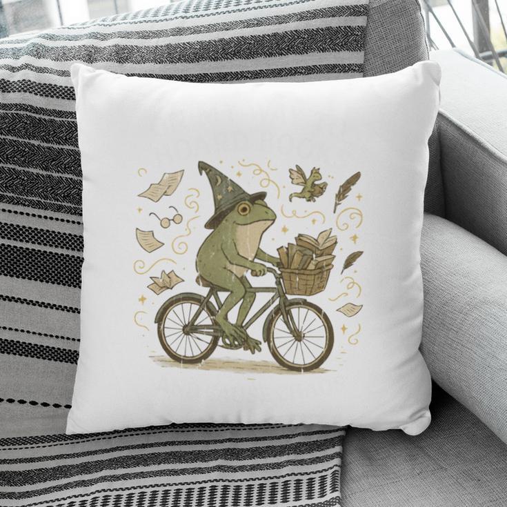 On My Way To Hoard Books And Cause Chaos Pillowcase