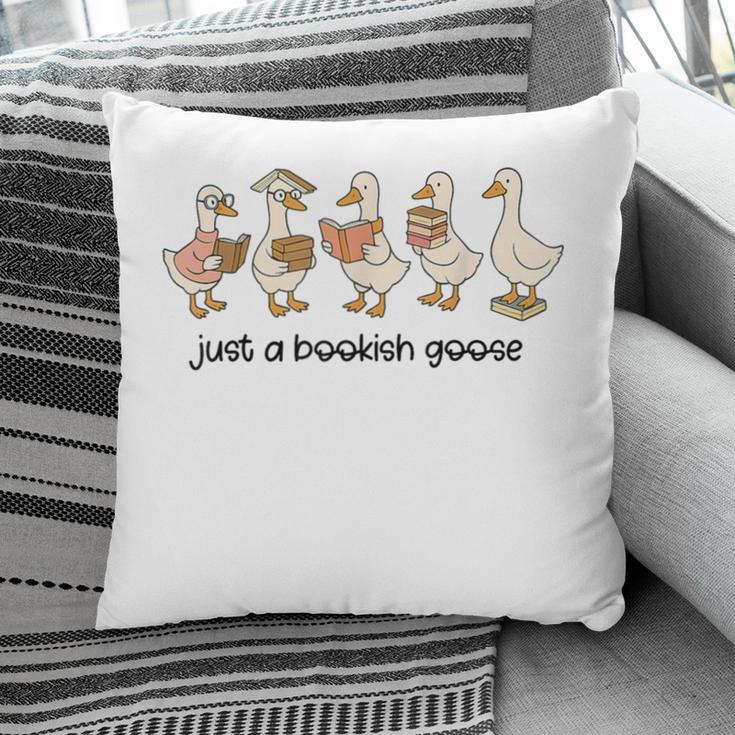 Just a Bookish Goose Cute Reading Geese For Book Fanatics Pillowcase Just a Bookish Goose Cute Reading Geese For Book Fanatics Pillowcase