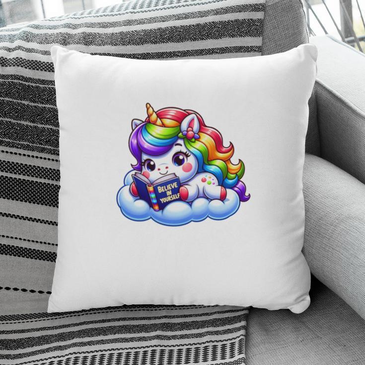 Just One More Chapter Bookish Book Unicorn Reading Book Pillowcase