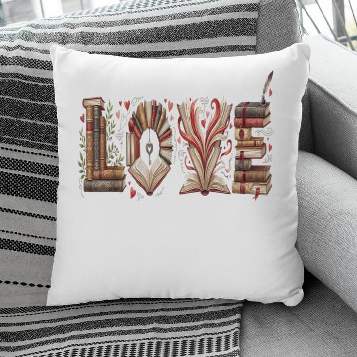 Librarian Reader Books Valentine Teacher Valentines Teach Pillowcase