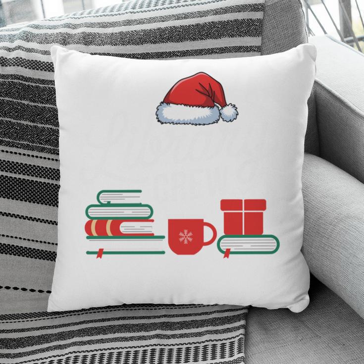 Library Crew Book Lovers Librarian Xmas Holiday Christmas Pillowcase