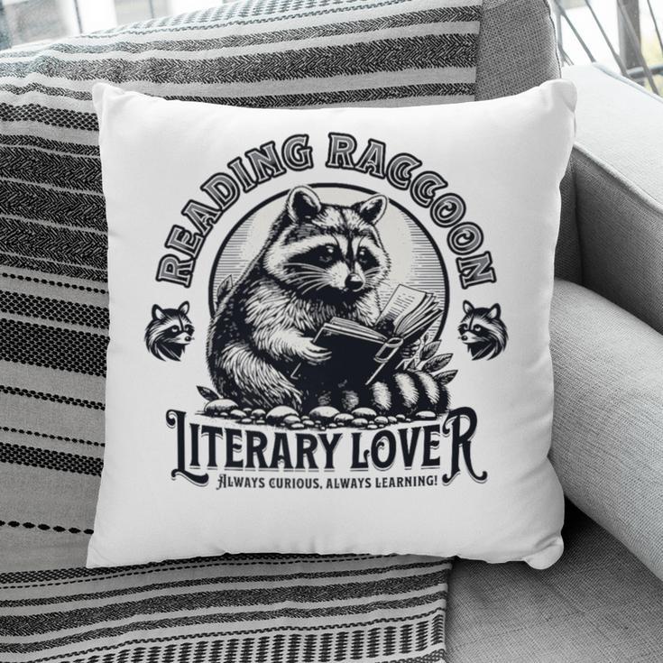 Literary Lover Reading Raccoon Books Premium Pillowcase Literary Lover Reading Raccoon Books Premium Pillowcase