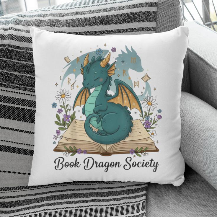 Magical Book Dragon Fantasy Reading Enthusiast Art Pillowcase