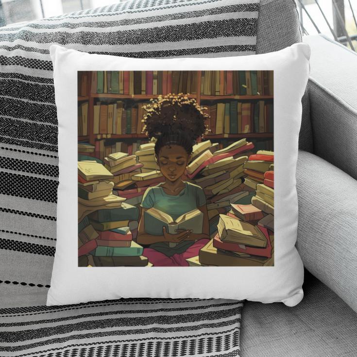 Melanin Afro Women Educated Reading Book History Girls Pillowcase