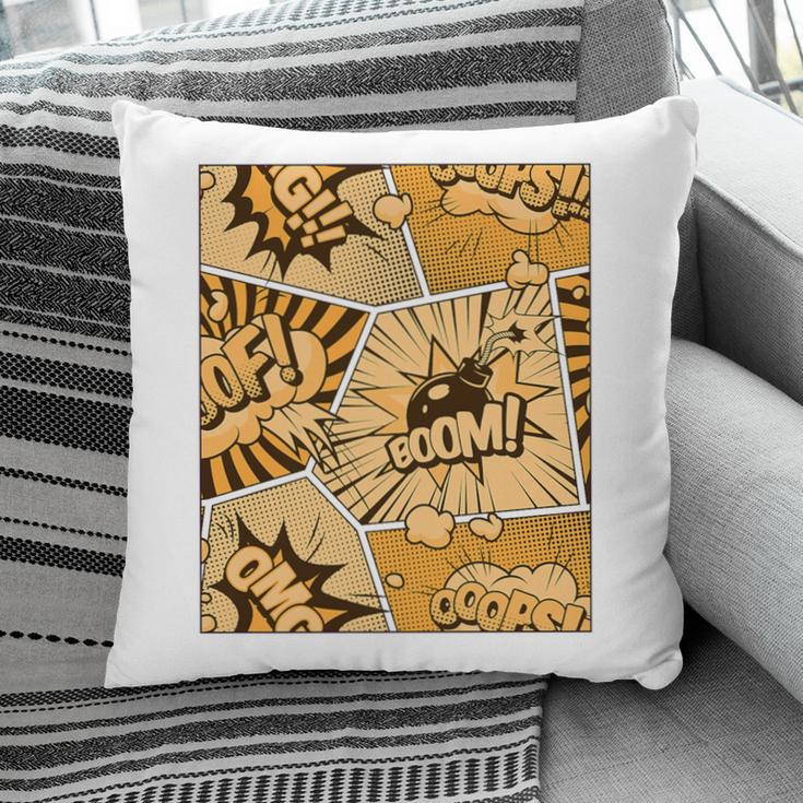 Orange Comic Book Orange Color Graphic Premium Tri-Blend Pillowcase