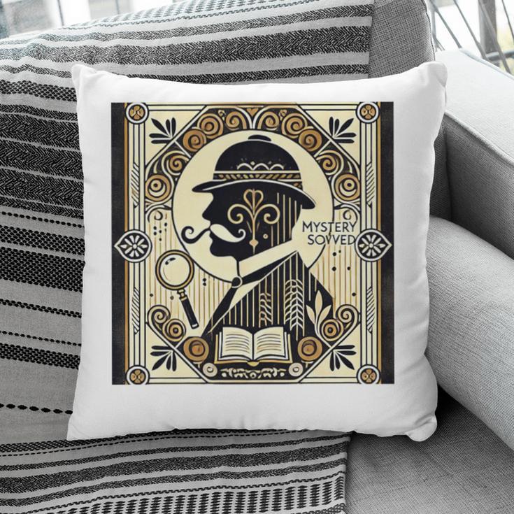 Poirot Mystery Books Vintage Detective Premium Tri-Blend Pillowcase