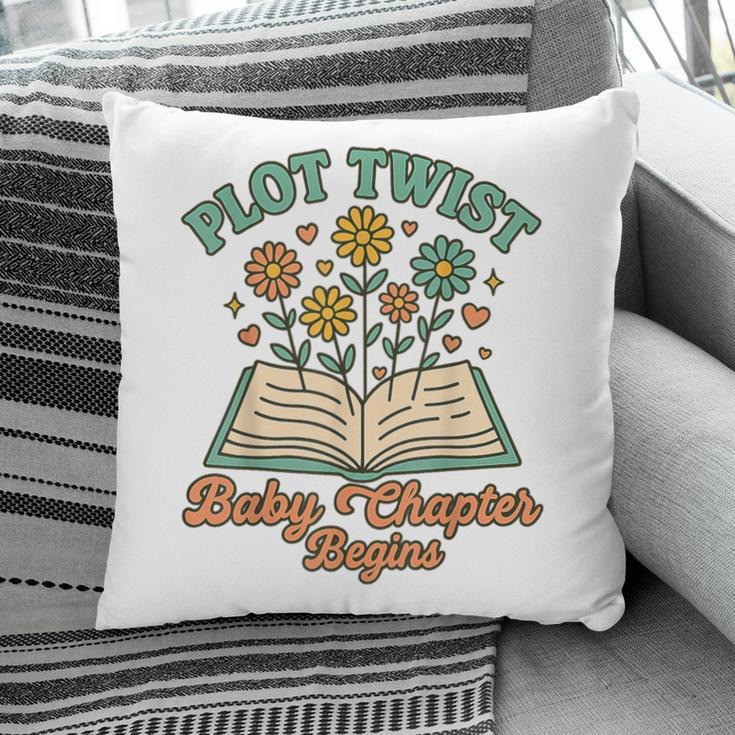 Pregnancy Announcement Book Lover Reveal Pregnant Pillowcase