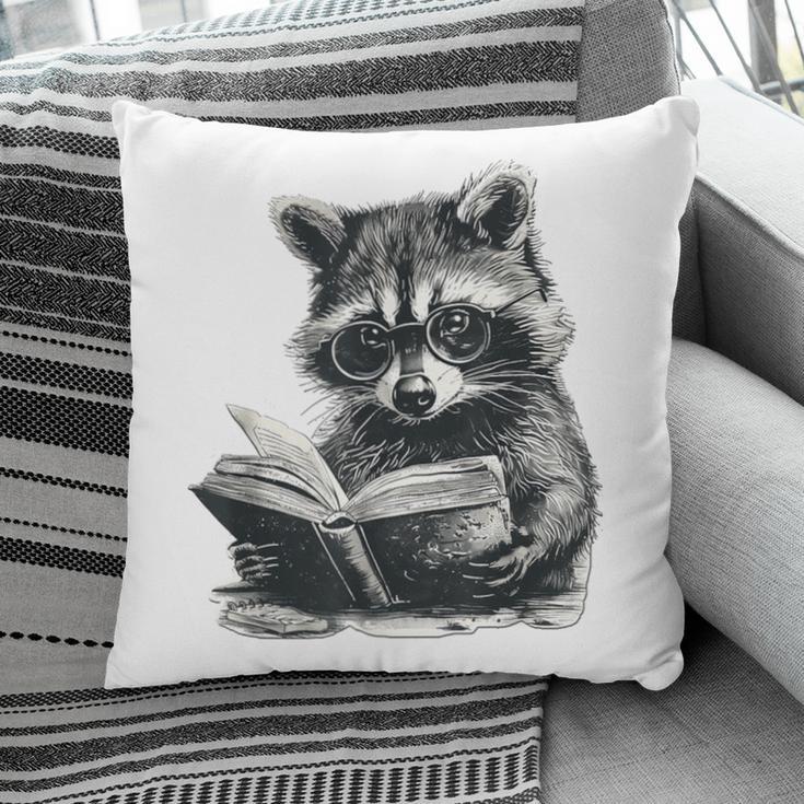 Raccoon With Book Cute Raccoons Reading Books Pillowcase