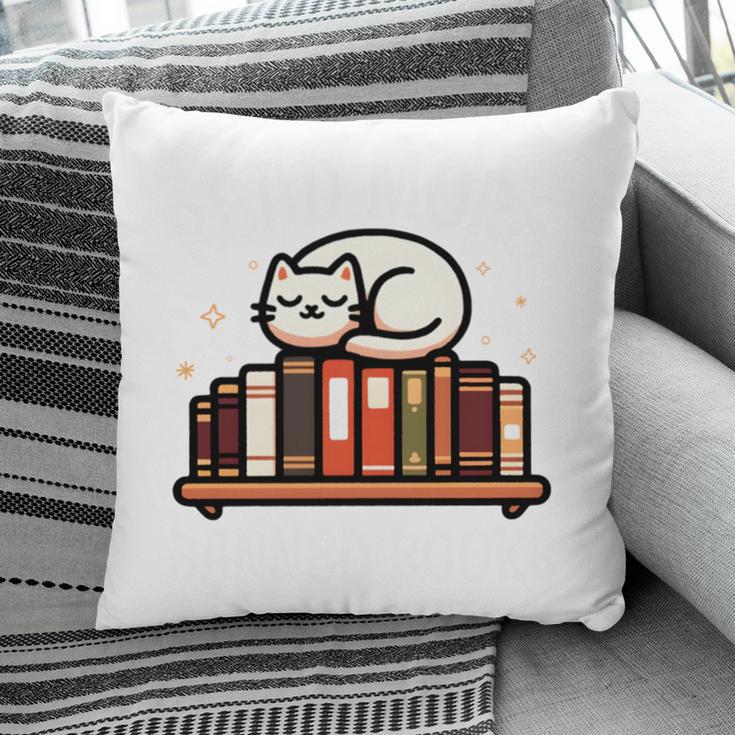 Read More Banned Books Reader Cat Lover Librarian Freedom Pillowcase