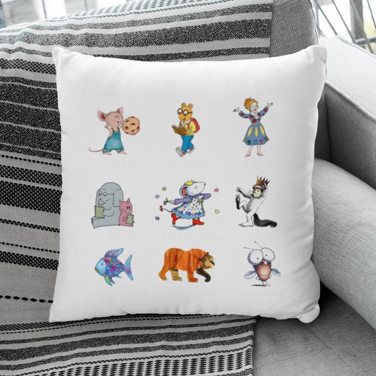 Read Book Characters I Can Do Hard Things Back To School Pillowcase