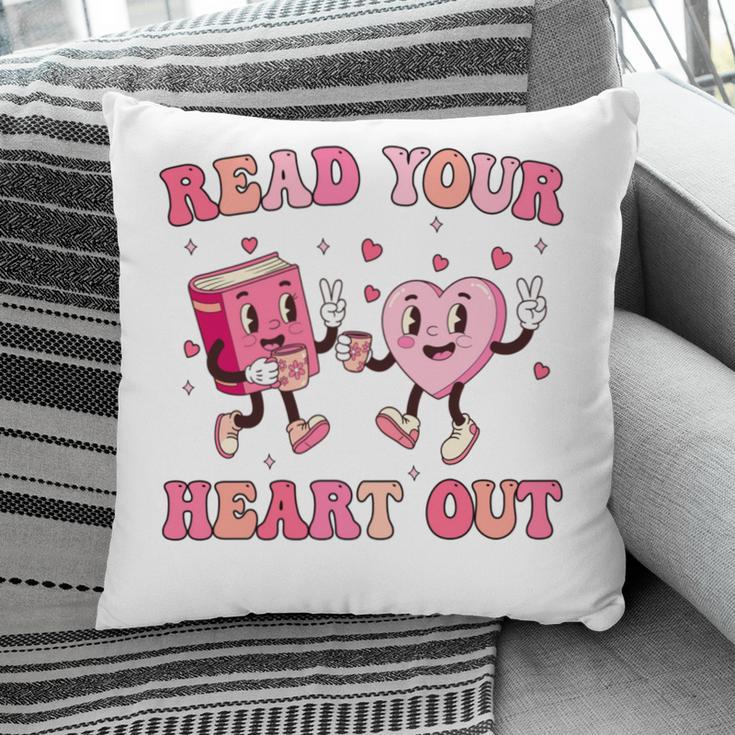 Read Your Heart Out Teacher Valentine Book Pillowcase