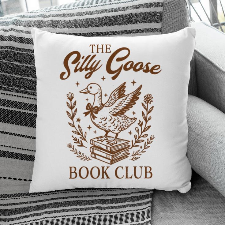 Reading Book Lover Bookish Librarian Silly Goose Book Club Pillowcase