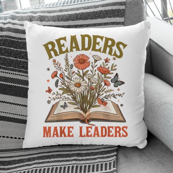 Reading Squad Book Lover Bookish Floral Readers Make Leaders Pillowcase
