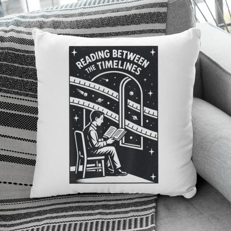 Reading Between The Timelines Time Travel Books Pillowcase