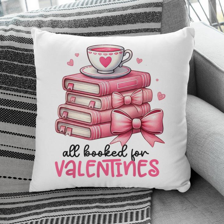 Retro Groovy Valentine Men Women Kid Tees By Emily All Booked For Valentines Book Reading Bookworm Nerdy Pillowcase