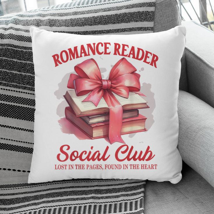 Romance Book Reading Bookish Romance Reader Social Club Pillowcase