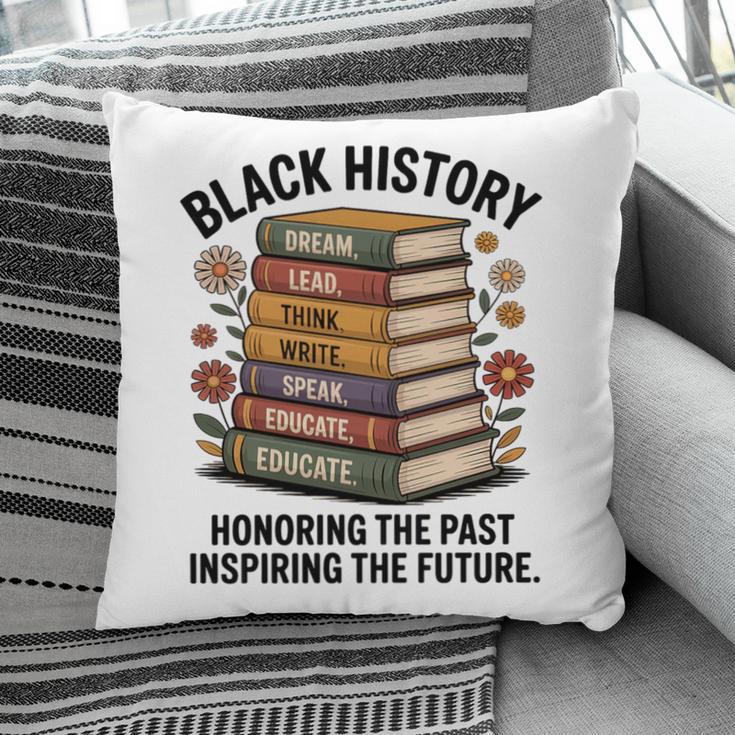 History Month Teacher Reading Book Lover Floral Stack Premium Tri-Blend Pillowcase