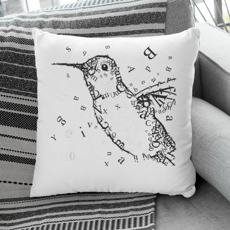 Tucson Festival Of Books TFOB 2010 Hummingbird Mascot Pillowcase