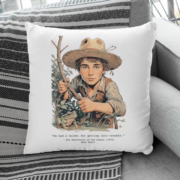 Vintage Children's Books The Adventures Of Tom Sawyer 1876 Pillowcase