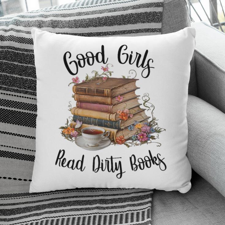 Vintage Fantasy Romance Lover Good Girls Read Dirty Books Pillowcase