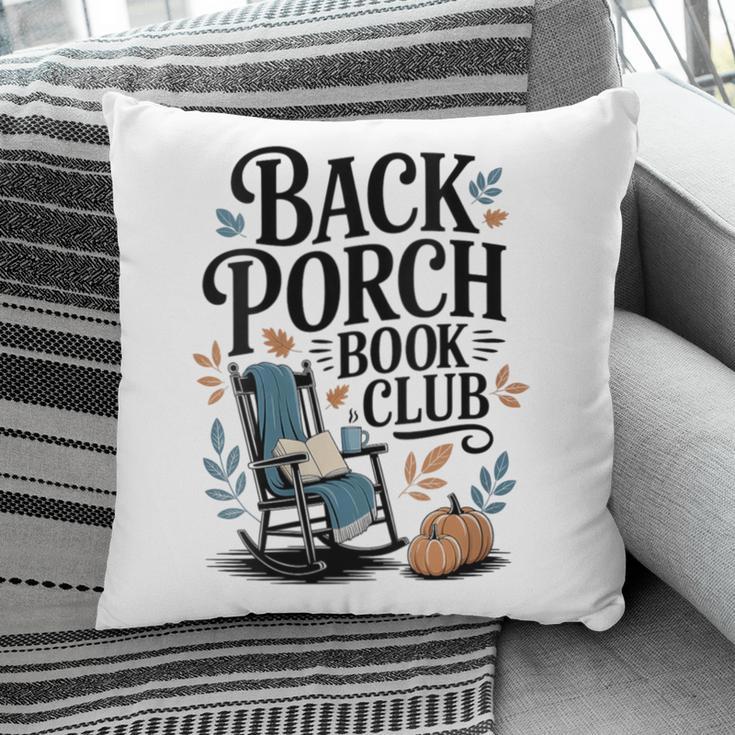 Vintage Reader Author Country Aesthetic Back Porch Book Club Pillowcase