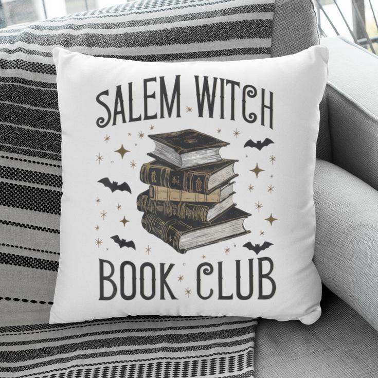 Vintage Salem Book Club Cat Bookish Spooky Halloween Pillowcase