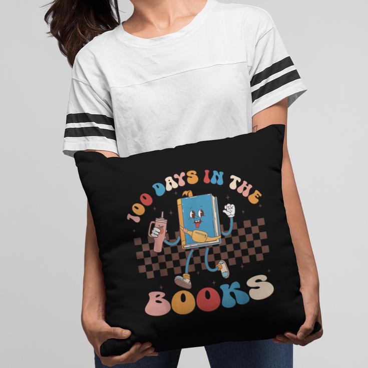 100 Days In The Books Celebration Retro School Pillowcase